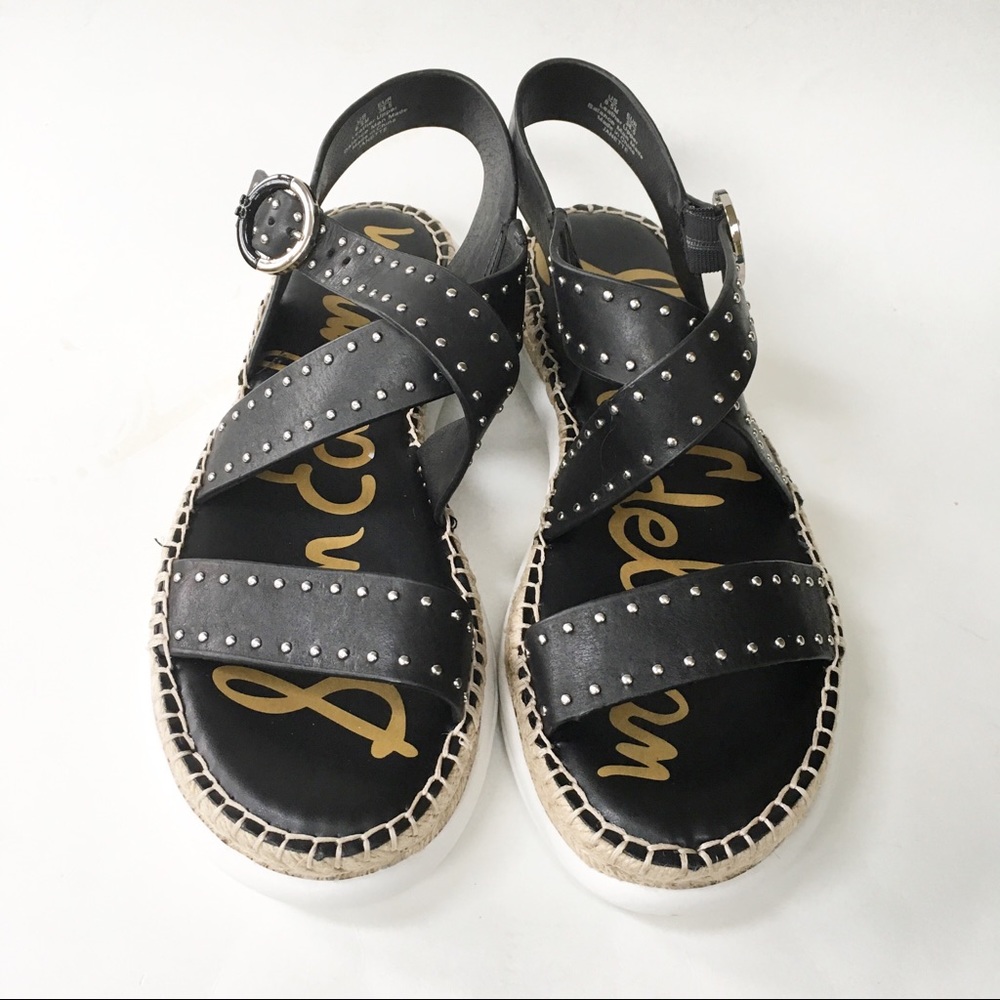 Sam Edelman ‘Janette’ Leather Stud Sandal | 8.5M - Picture 7 of 16